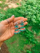 Load image into Gallery viewer, Sonoran Mountain Turquoise Chandelier Earrings
