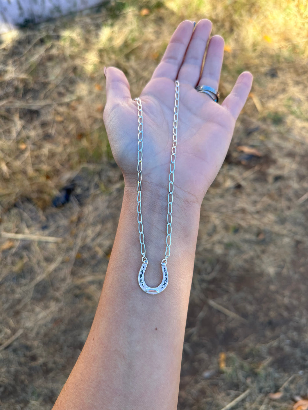 Chunky Horseshoe Necklace