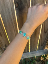 Load image into Gallery viewer, Turquoise Charm Bracelet
