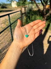 Load image into Gallery viewer, Turquoise Heart Necklace
