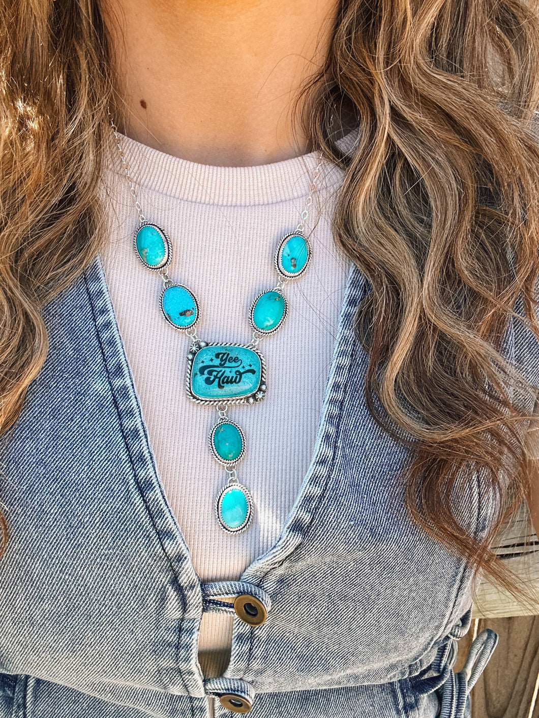 YeeHaw Turquoise Lariat