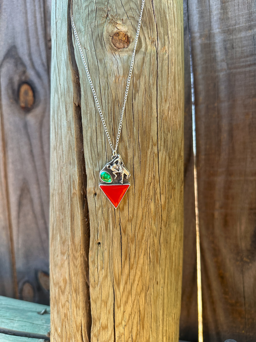 Custom- Red & Sonoran Necklace