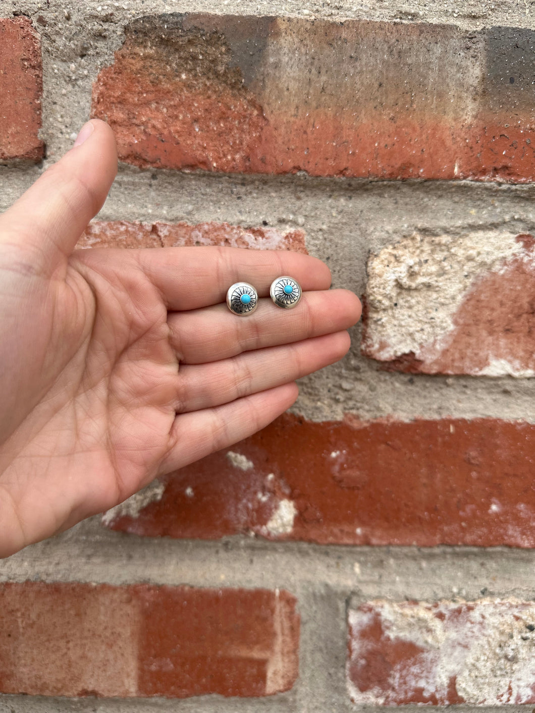 Turquoise & Concho Studs