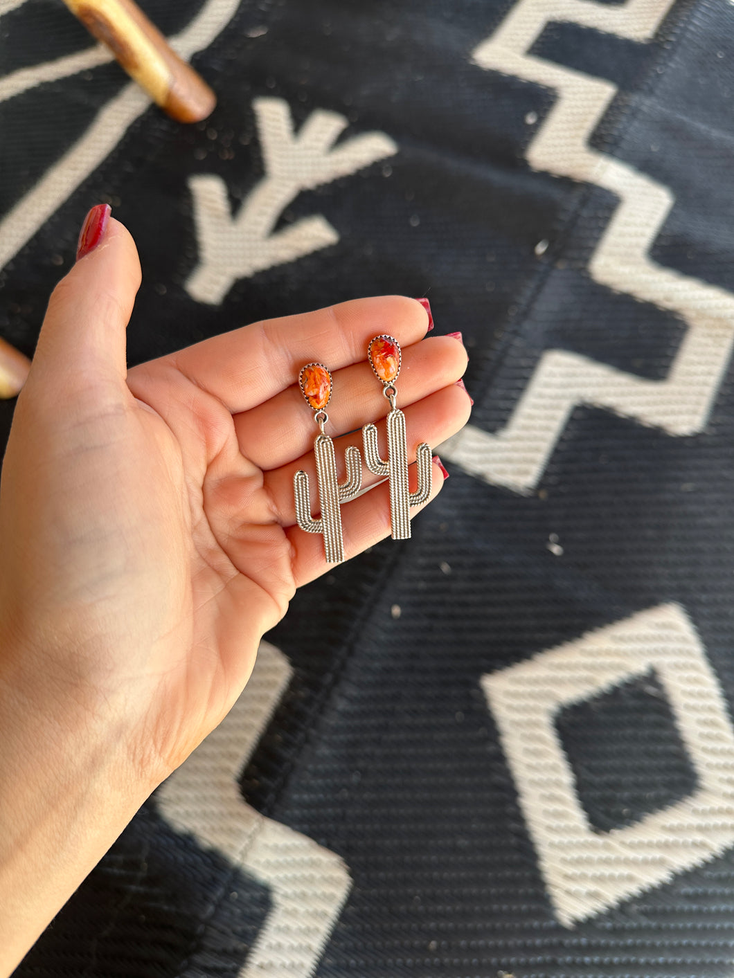 Spiny Oyster Cactus Earrings