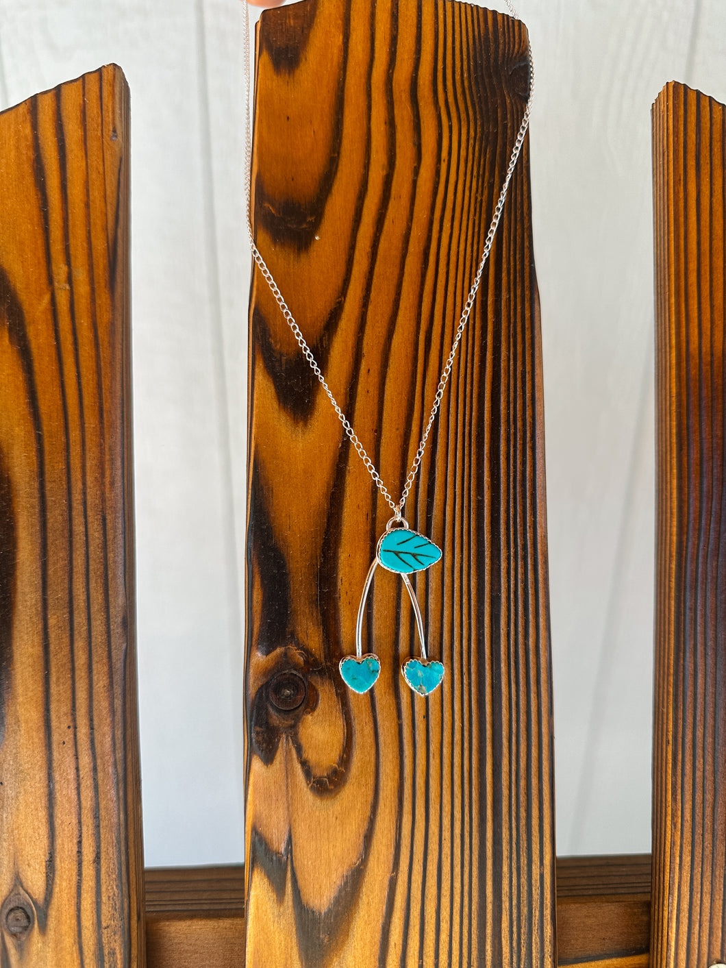 Turquoise Cherry Necklace- PREORDER