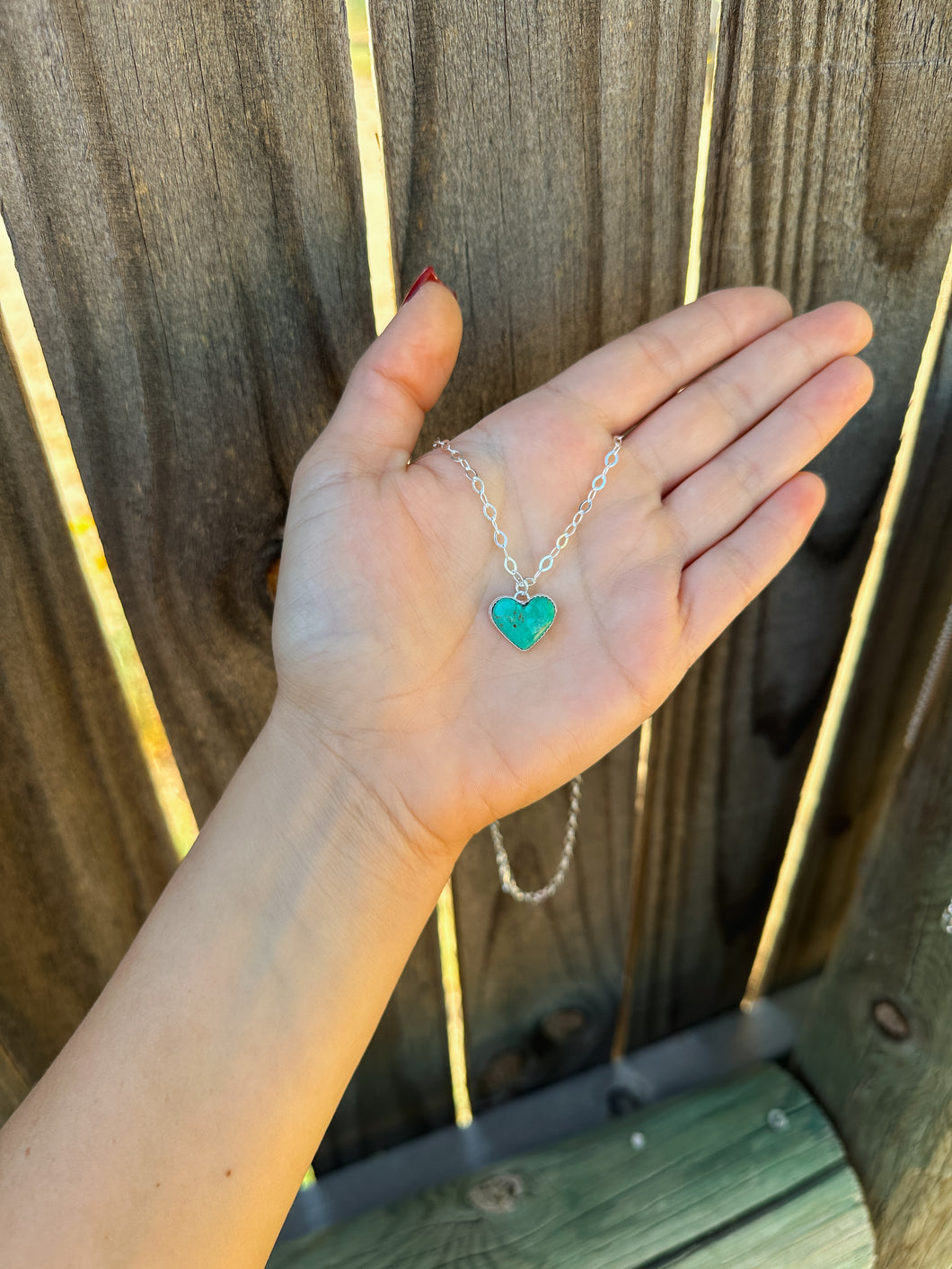 Turquoise Heart Necklace