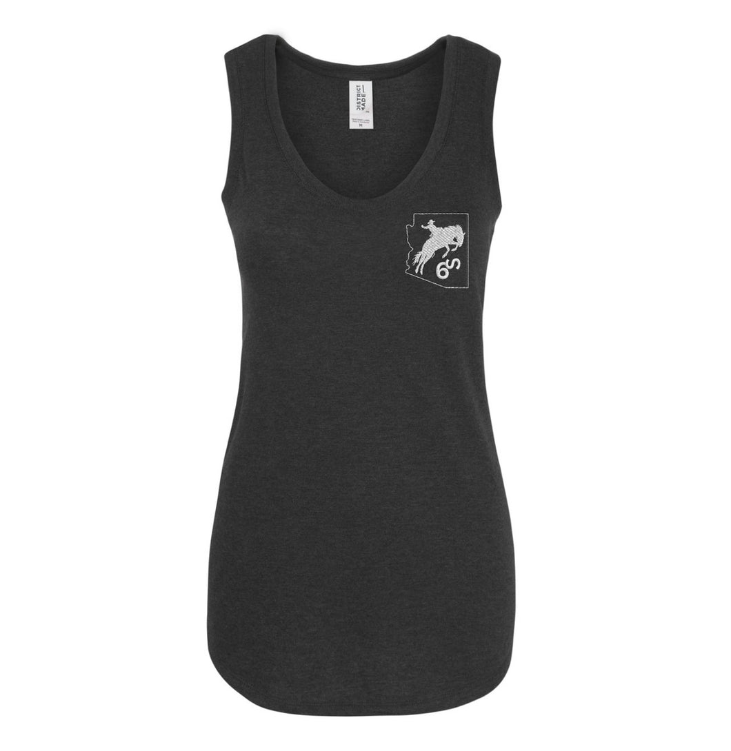 Embroidered Black Frost SST Tank