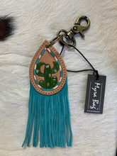 Load image into Gallery viewer, Cactus Fringe Keychain
