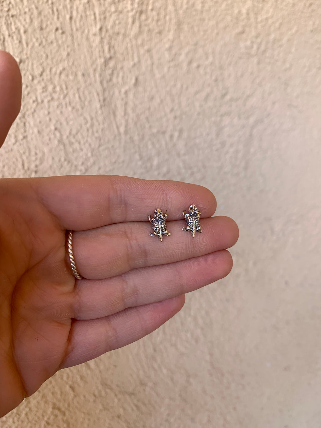 Horned Toad Earrings