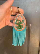 Load image into Gallery viewer, Cactus Fringe Keychain
