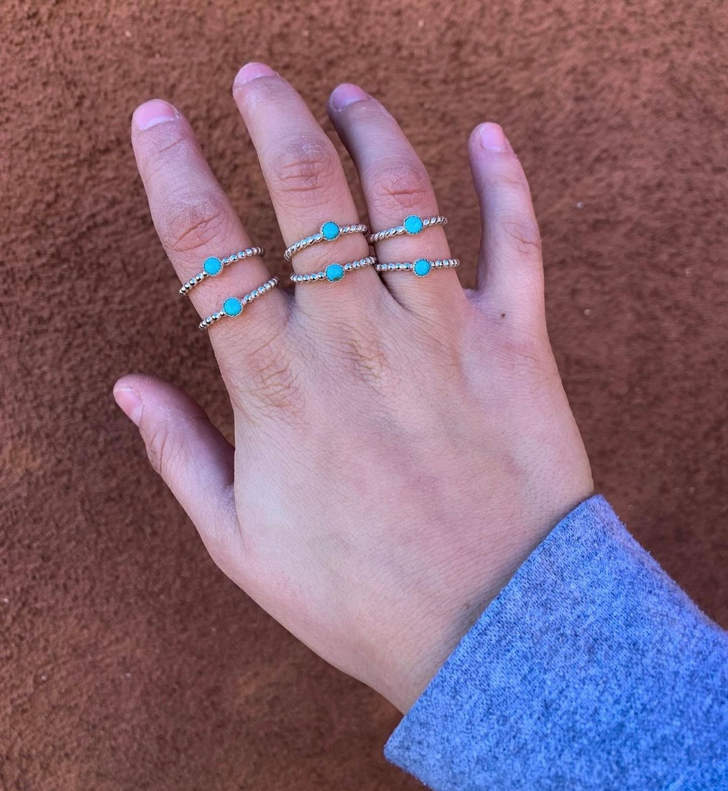 Turquoise Stacker Ring- PREORDER