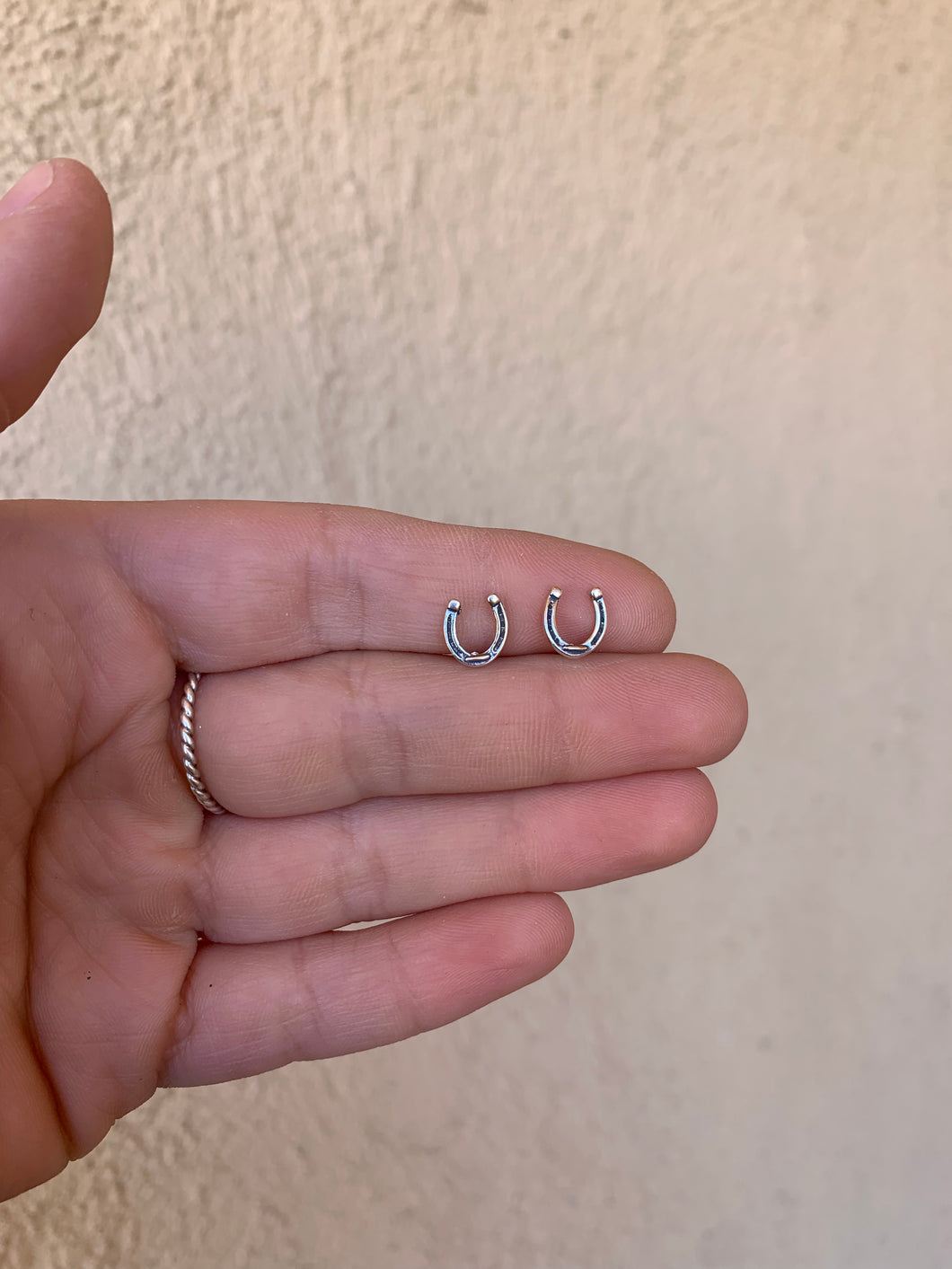 Horseshoe Stud Earrings